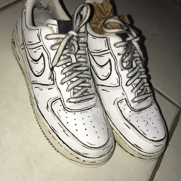 Nike Air Force 1 cartoon custom - Picture 2 of 6